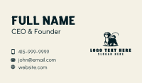 Dog Pet Leash Business Card Image Preview