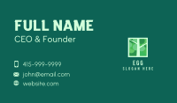 Green Tree Branches Business Card Image Preview
