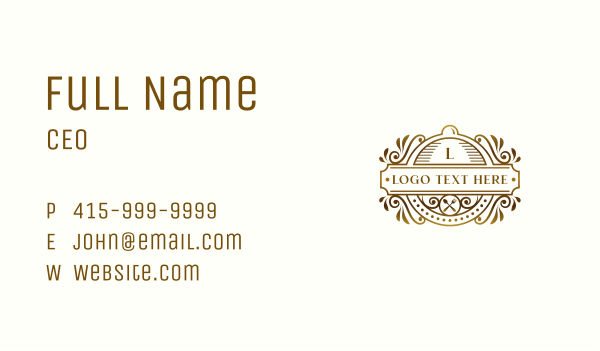 Food Restaurant Kitchen Business Card Design Image Preview