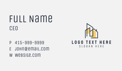House Broker Building Business Card Image Preview