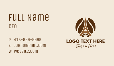 Paris Coffee Beans  Business Card Image Preview