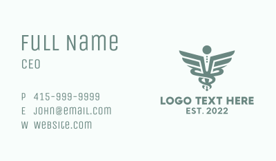 Aesculapius Medical Pharmacy  Business Card