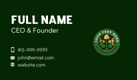 Shovel Landscaping Leaf Business Card Image Preview