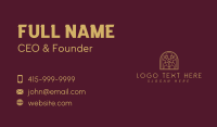 Elegant Deer Arch Business Card Image Preview