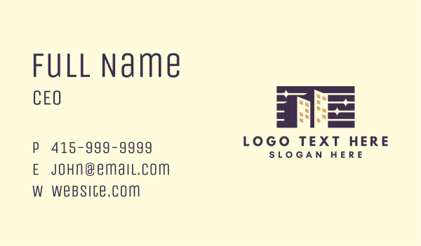 High Rise City Building Business Card Design Image Preview