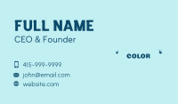 Laundry Shop Wordmark  Business Card Image Preview