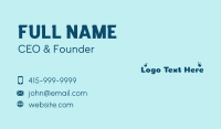 Laundry Shop Wordmark  Business Card Image Preview