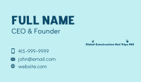 Laundry Shop Wordmark  Business Card Image Preview