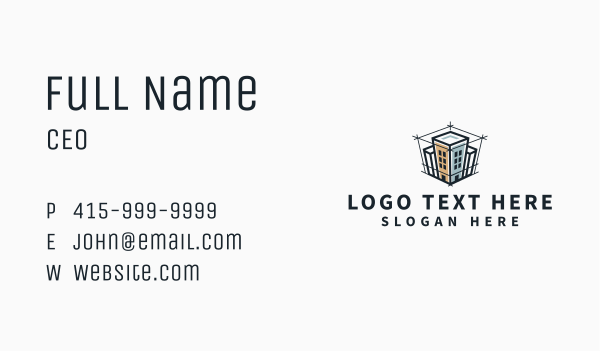 Building Draftsman Architecture Business Card Design Image Preview