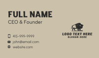 Native Wild Buffalo  Business Card Image Preview