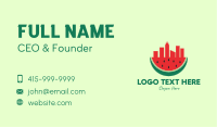 Watermelon City  Business Card Image Preview