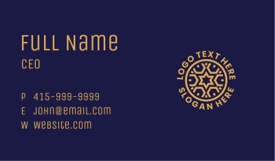 Golden Star Housing Business Card Image Preview