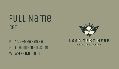 Mechanic Wrench Propeller Business Card Image Preview