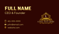 Crown Shield Royal Business Card Design