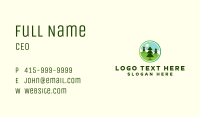 Pine Tree Wood  Business Card Image Preview