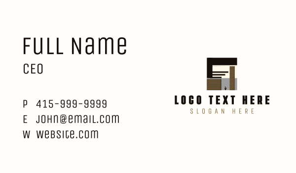 Architect Real Estate Property Business Card Design Image Preview