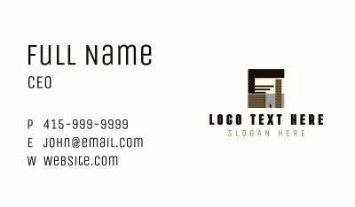 Architect Real Estate Property Business Card Image Preview