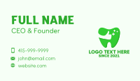 Green Dental Clinic Business Card Design