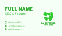 Green Dental Clinic Business Card Image Preview