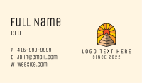 Sun Pyramid Tourism  Business Card Image Preview
