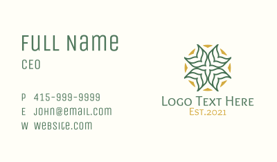 Arabic Religious Decoration  Business Card Image Preview