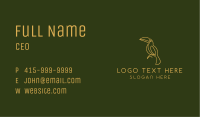 Toucan Fashion Bird Business Card Image Preview
