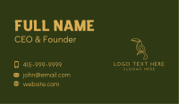 Toucan Fashion Bird Business Card Design