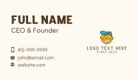 Happy Kid Mascot  Business Card Image Preview