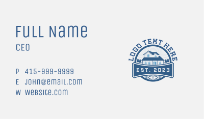 House Roof Repair Carpentry Business Card Image Preview