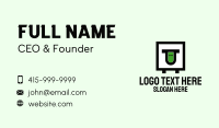 Square Box Sheep Business Card Design