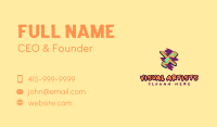 Graffiti Art Letter X Business Card Image Preview