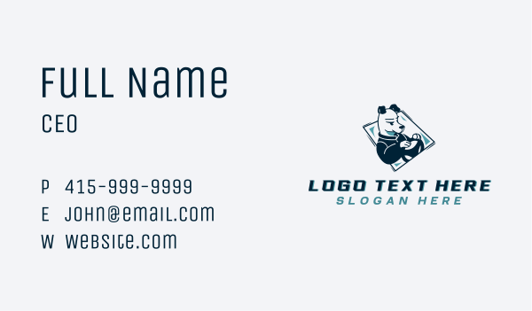 Pet Dog Driving Business Card Design Image Preview