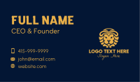 Golden Lion Luxury Business Card Design