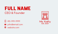 Japanese Torii Gate  Business Card Image Preview