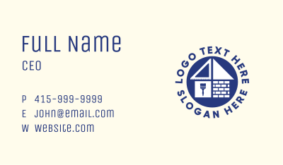 House Handyman Builder Business Card