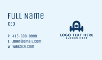 Abstract Gym Weightlifter Business Card Image Preview