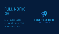 Human Athlete Marathon Business Card Image Preview