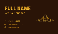 Premium Triangle Pyramid Business Card Preview