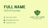 Cannabis Leaf Gem Business Card Image Preview