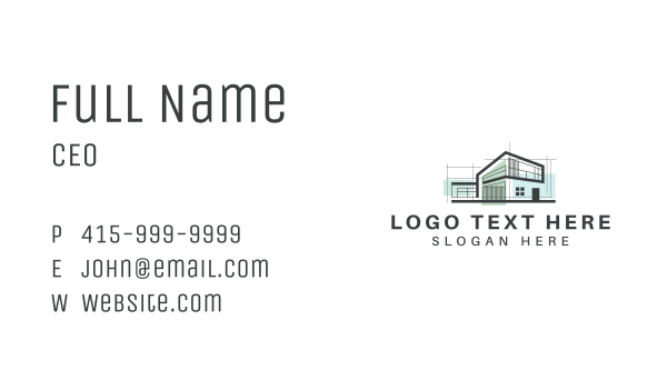 Housing Architecture Property Developer Business Card Design Image Preview