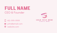 Makeup Artist Eyelashes Beautician Business Card Design