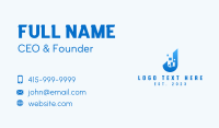 Blue Pixelated Letter J Business Card Design