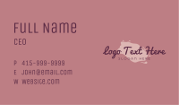 Makeup Cosmetics Wordmark Business Card Image Preview