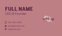 Makeup Cosmetics Wordmark Business Card Image Preview