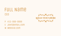 Event Decoration Wordmark Business Card Image Preview