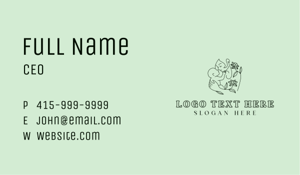 Mother Child Maternity Business Card Design Image Preview