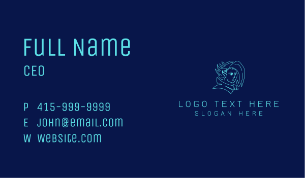 Minimalist Game Avatar  Business Card Design Image Preview