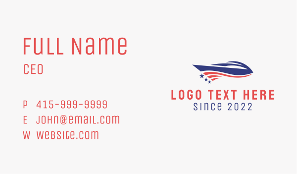 American Yacht Sailing Business Card Design Image Preview