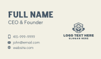 Handyman Wrench Gear Business Card Image Preview