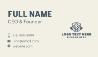 Handyman Wrench Gear Business Card Design